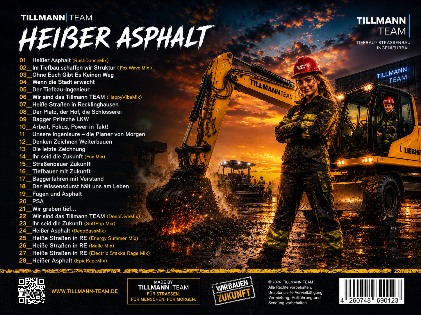 Backcover Heißer Asphalt
